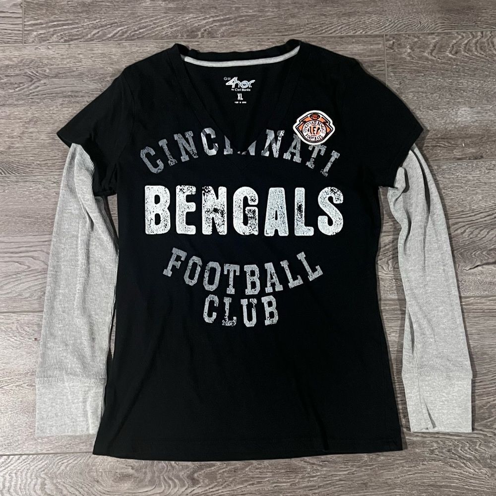 𝅺Cincinnati bengals long sleeve shirt xl